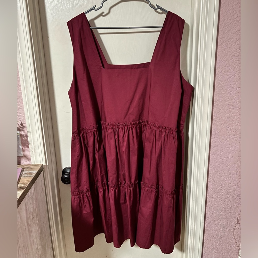 Maroon ARULA Dress
